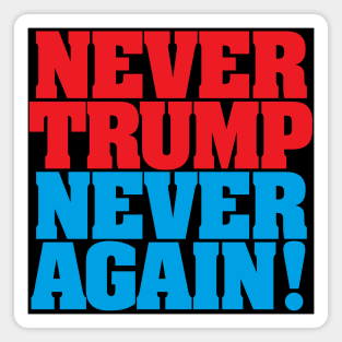 Never Trump Never Again! Magnet